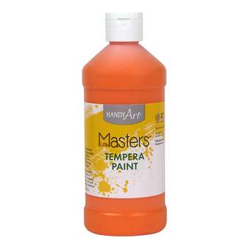 Little Masters Orange 16Oz Tempera Paint By Rock Paint / Handy Art