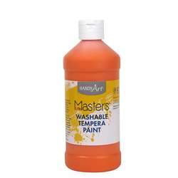 Little Masters Orange 16Oz Washable Paint By Rock Paint / Handy Art
