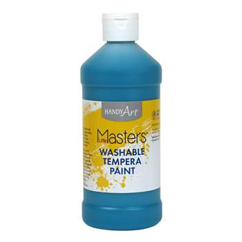 Little Masters Turquoise 16Oz Washable Paint By Rock Paint / Handy Art