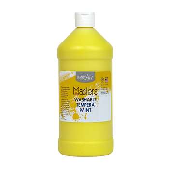 Little Masters Yellow 32Oz Washable Paint By Rock Paint / Handy Art