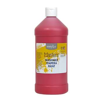 Little Masters Red 32Oz Washable Paint By Rock Paint / Handy Art
