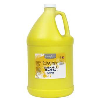 Little Masters Yellow 128Oz Washable Paint By Rock Paint / Handy Art