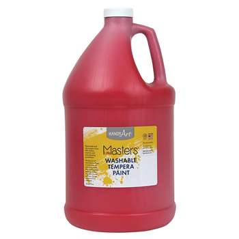 Little Masters Red 128Oz Washable Paint By Rock Paint / Handy Art