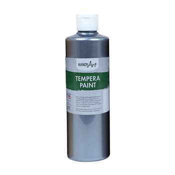 16Oz Metallic Silver Tempera Paint Handy Art, RPC231166