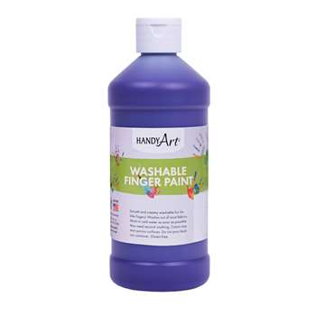 Handy Art Violet 16Oz Washable Finger Paint By Rock Paint / Handy Art