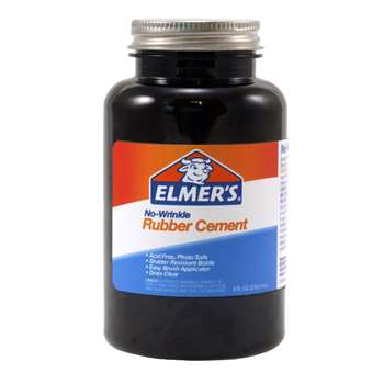 Rubber Cement W/Applc 8Oz By Ross Adhesives