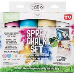 Testors 4-Color Spray Chalk Set - RST306006