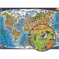 Childrens Map Of The Ancient World, RWPDM003