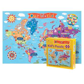 World Jigsaw Puzzle For Kids, RWPKP01