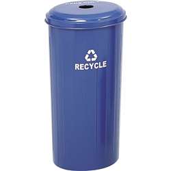 Safco Recycling Receptacle with Lid - SAF9632BU