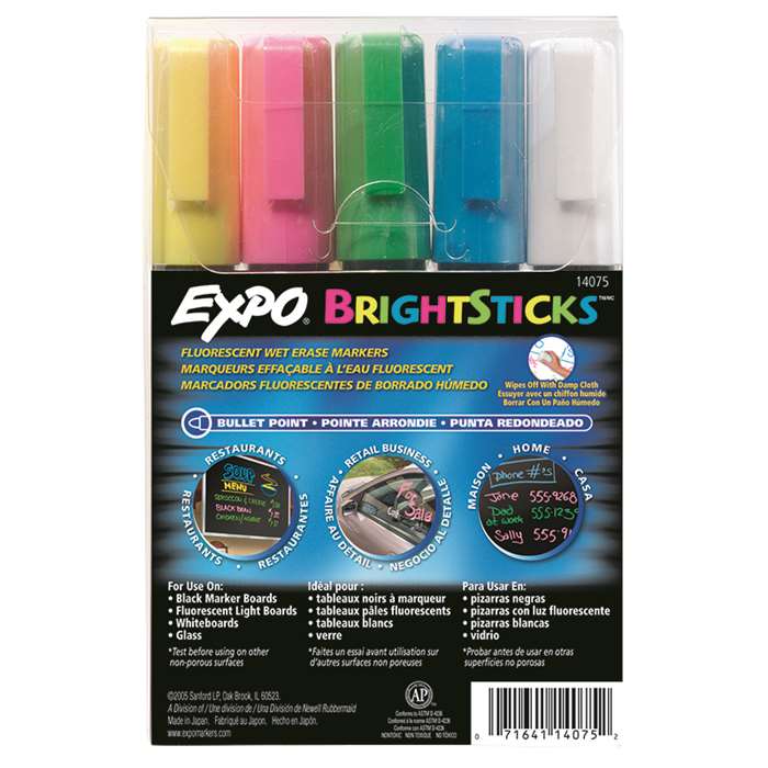 Expo Bright Sticks 5 Set By Sanford Lp