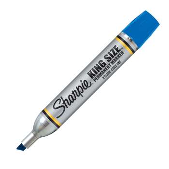 Sharpie King Size Permanent Marker Blue By Newell