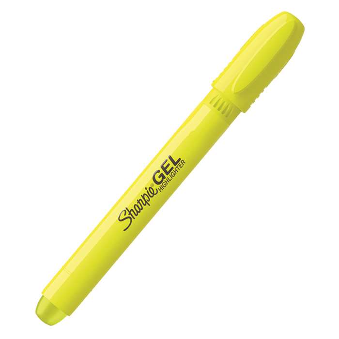 Sharpie Gel Yellow Fluorescent Highlighter By Sanford Lp