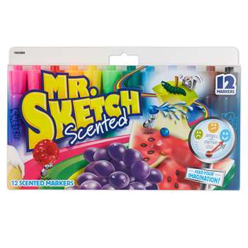 Mr Sketch Scented Chisel 12Ct, SAN1905069