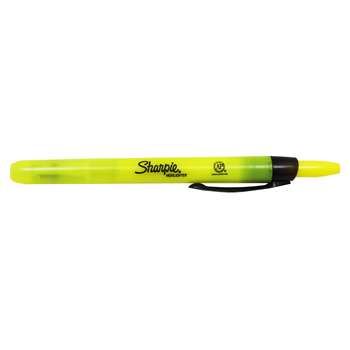 Highlighter Accent Retractable Yellow 1Ea By Newell