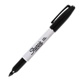 Marker Sharpie Fine Blk By Newell