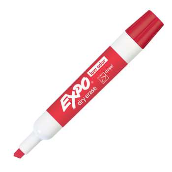 Expo 2 Low Odor Dry Erase Marker Chisel Tip Red By Newell