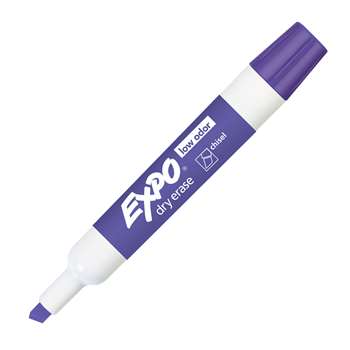 Expo Low Odor Purple Dry Erase Markers Chisel Tip By Sanford Lp