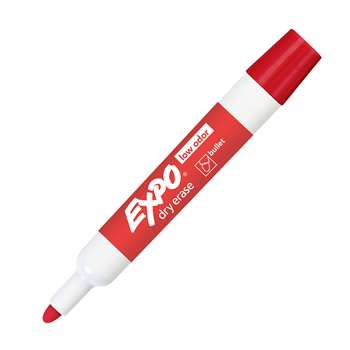 Expo Dry Erase Markers Bullet Tip Red By Newell