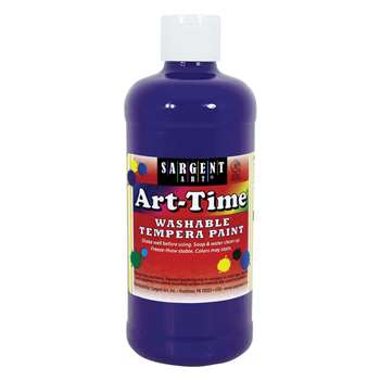 Violet Art-Time Washable Paint 16Oz, SAR173442