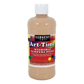 Peach Art-Time Washable Paint 16 Oz, SAR173487