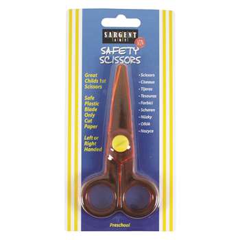 Childs Plasitc Scissors 4.75 In By Sargent Art