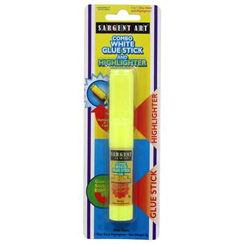 Glue Stick With Yellow Highlighter, SAR221415