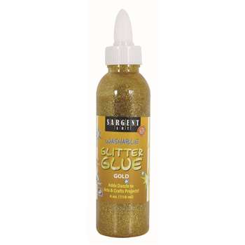 4Oz Glitter Glue - Gold By Sargent Art