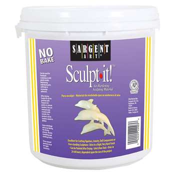 Sculpt It White 10 Lbs By Sargent Art