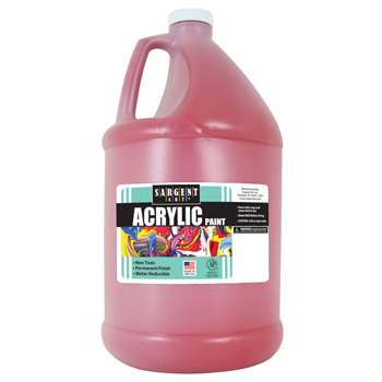 64Oz Acrylic - Red By Sargent Art