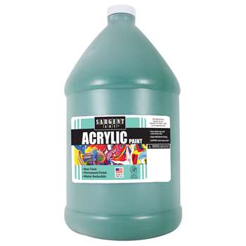 64Oz Acrylic - Green By Sargent Art