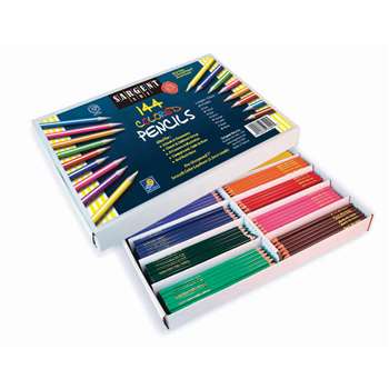 144Ct Sargent Colored Pencil Best Buy Assortment 8 Colors 18 Of Each By Sargent Art