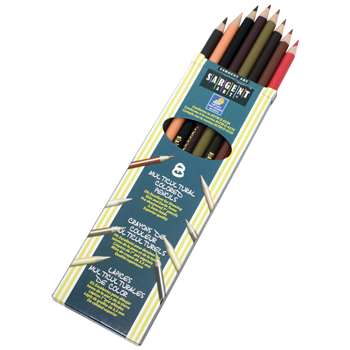 8Ct Sargent Colors Of My Friends Multicultural Pencil 7 In By Sargent Art