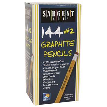 144Ct Graphite Pencils By Sargent Art