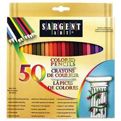 Sargent Colored Pencils, 50 Color Set By Sargent Art