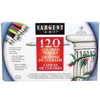 Sargent Art Colored Pencils 120 Colors By Sargent Art