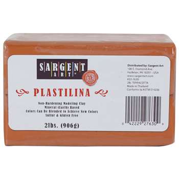 Plastilina 2lbs Terra Cotta, SAR227630