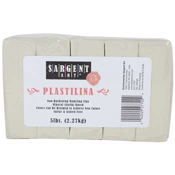 Sargent Art Plastilina 5lbs Cream, SAR227700