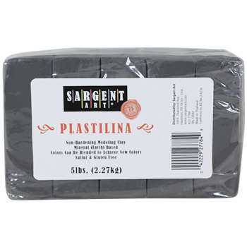 Sargent Art Plastilina 5lbs Gray, SAR227784