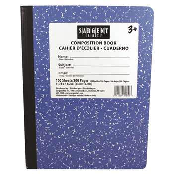 Blue Composition Book 100 Sheets, SAR231550