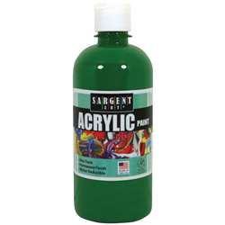 16Oz Acrylic Paint - Green By Sargent Art