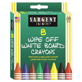 Sargent Art White Board Crayons Reg By Sargent Art