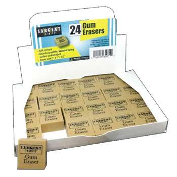 Gum Erasers Pack Of 24, SAR360001