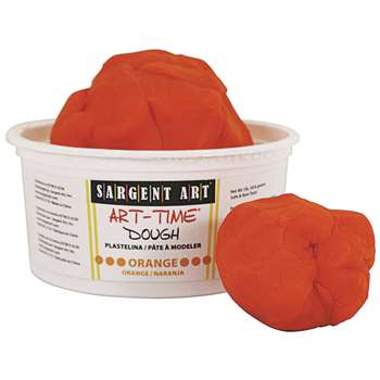 1Lb Art Time Dough - Orange By Sargent Art