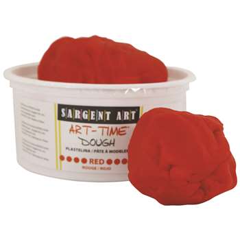 1Lb Art Time Dough - Red By Sargent Art