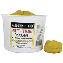 3Lb Art Time Dough - Yellow By Sargent Art