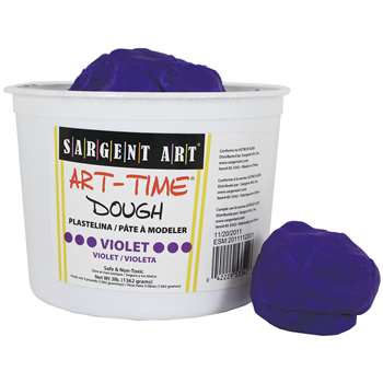 3Lb Art Time Dough - Violet By Sargent Art