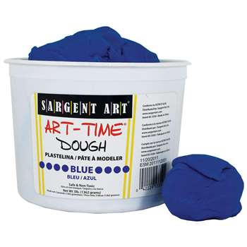 3Lb Art Time Dough - Blue By Sargent Art