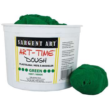 3Lb Art Time Dough - Green By Sargent Art