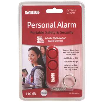 Red Personal Alarm Supports Rainn, SBCPARAINN01